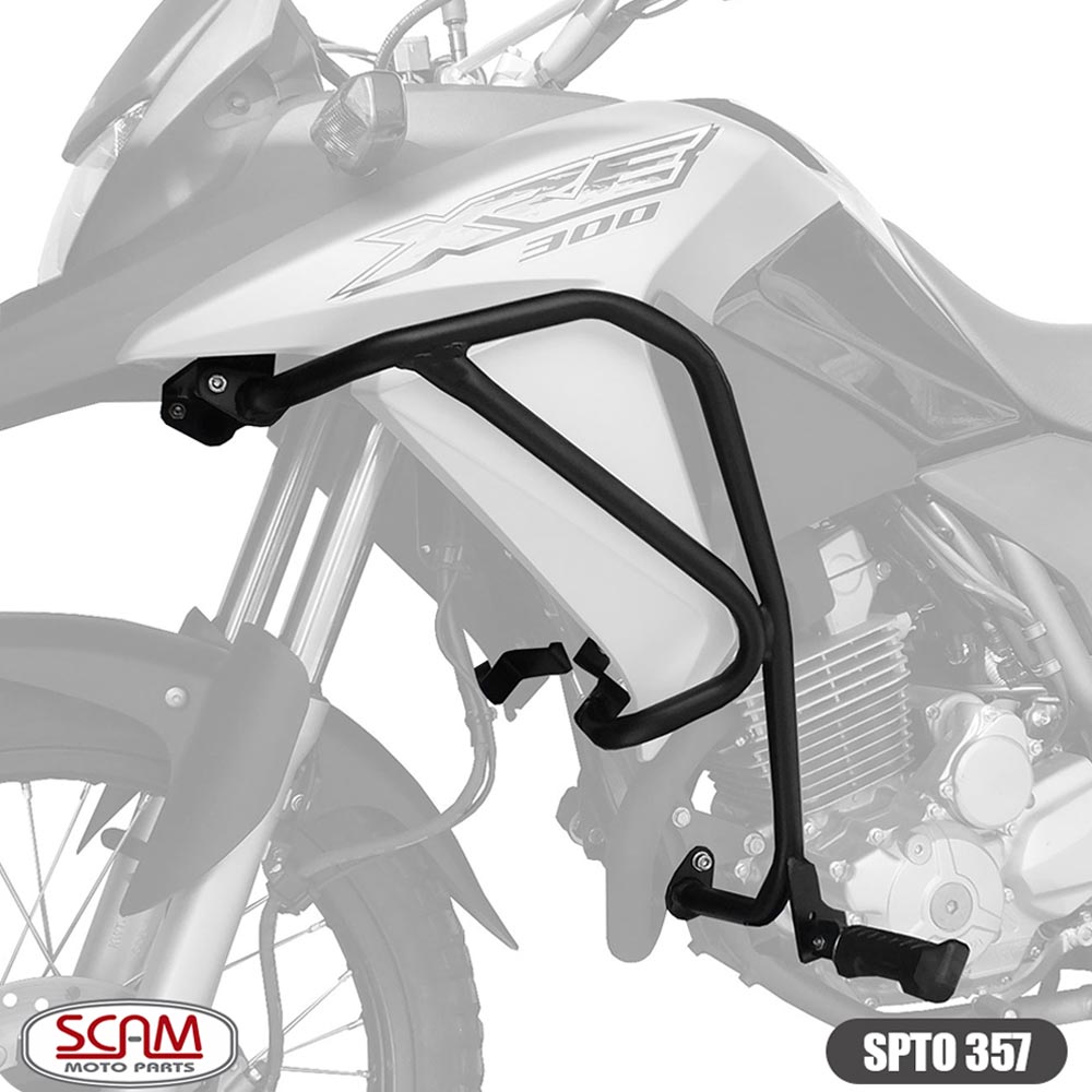 Protetor De Motor E Carenagem Xre 300 Com Pedaleiras Scam Marquinhom