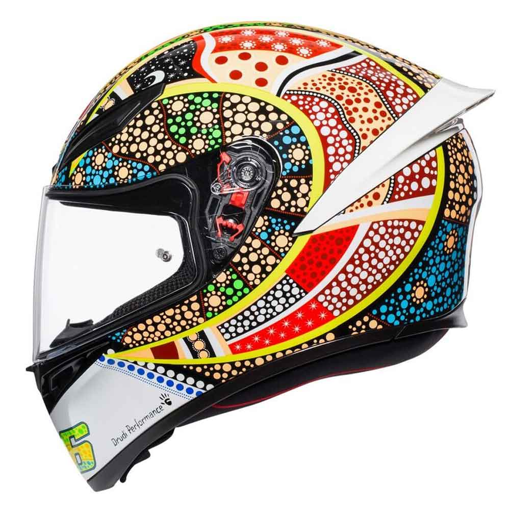 capacete agv tartaruga replica