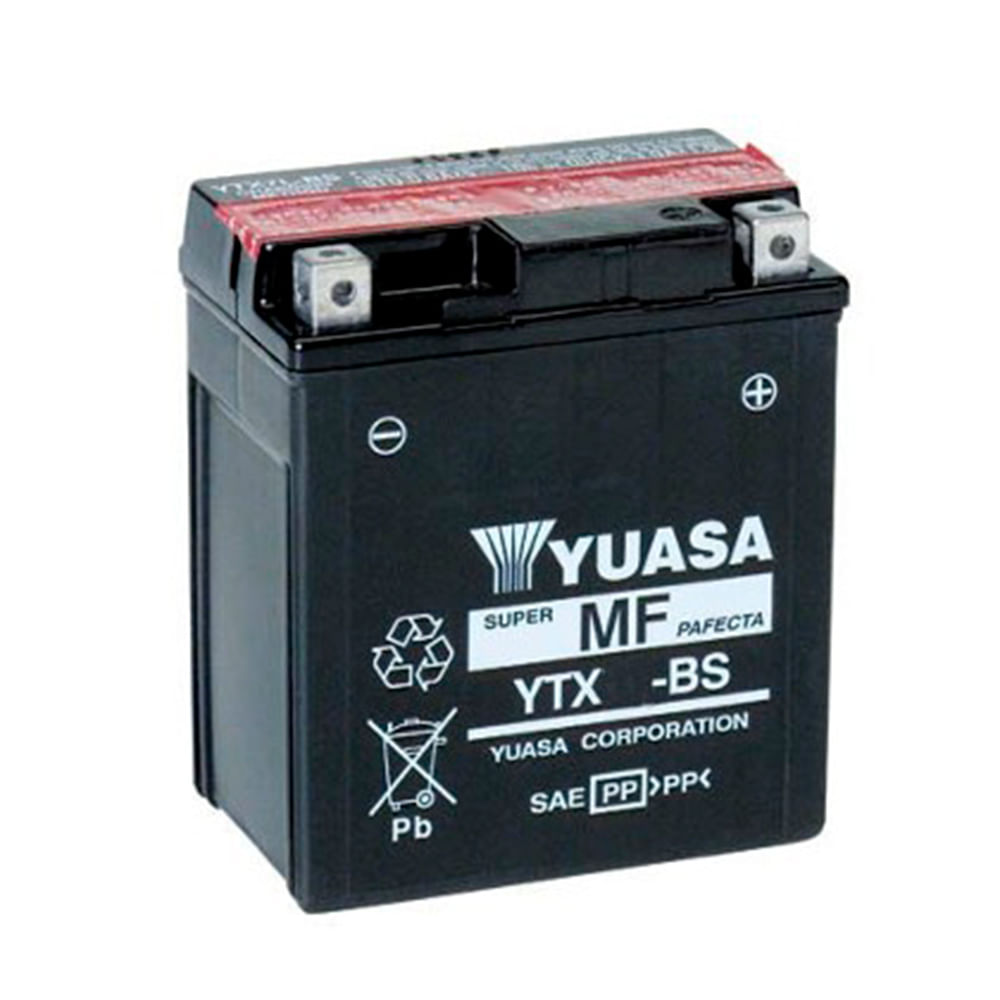 Bastante Etna Previsión Bateria Yuasa YTX7L-BS CBX 250 Twister / Fazer / NX4 Falcon / Lead -  marquinhom
