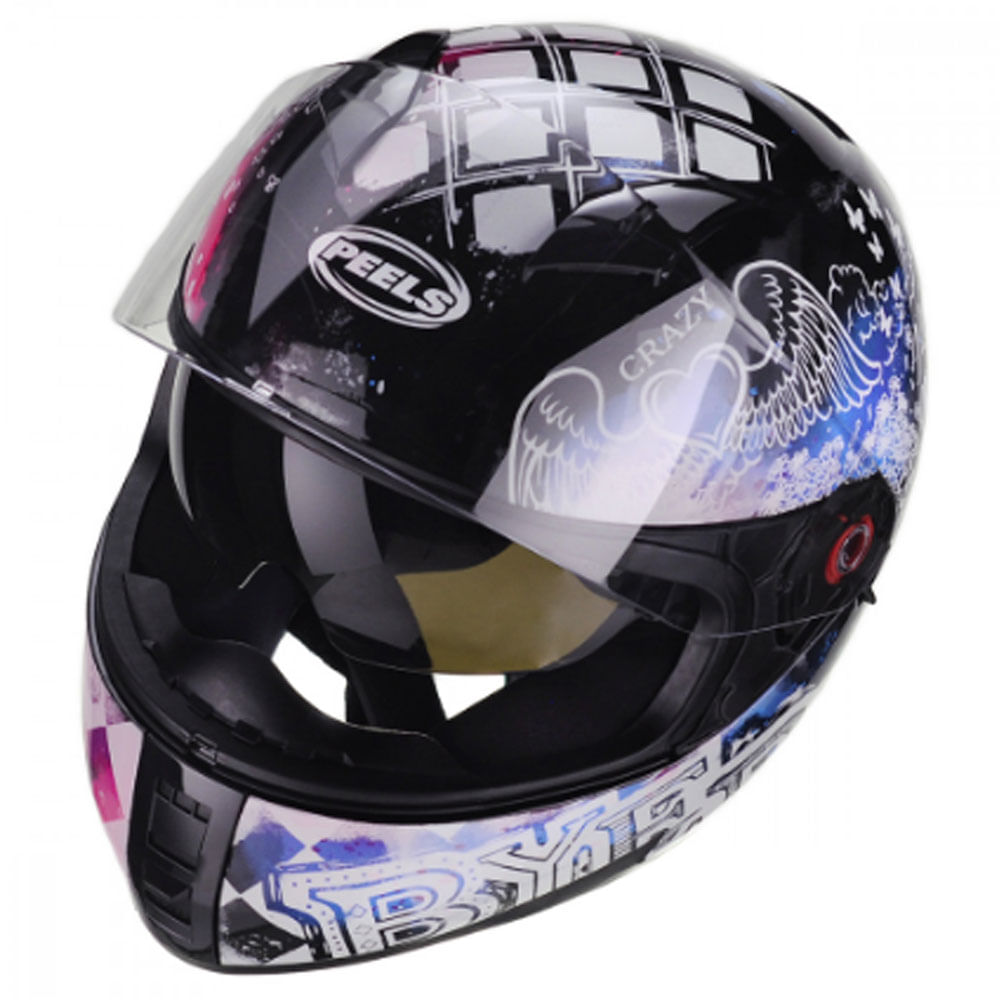 Capacete Peels Icon Revel Preto/Branco - marquinhom