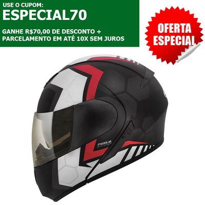 Capacete Moto Bieffe 3 Sport Kondzilla Preto E Rosa Fosco