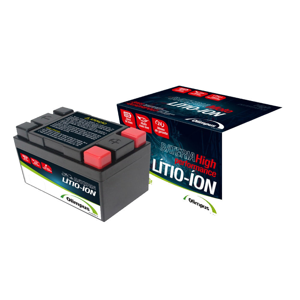 Bateria Olimpus Lítio ENFP16 - YTX7A / YTX9 / YTZ10S / YT12A / YTX12 /  YTZ12S / YTX14 / YTX14L / YTX14H / YTX14AH / YTX14AHL - marquinhom