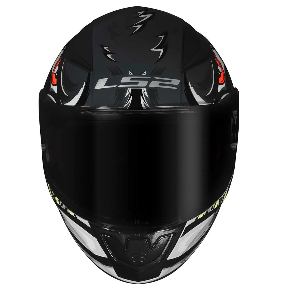 Capacete Ls2 FF353 Rapid Spox Cinza/Vermelho - marquinhom