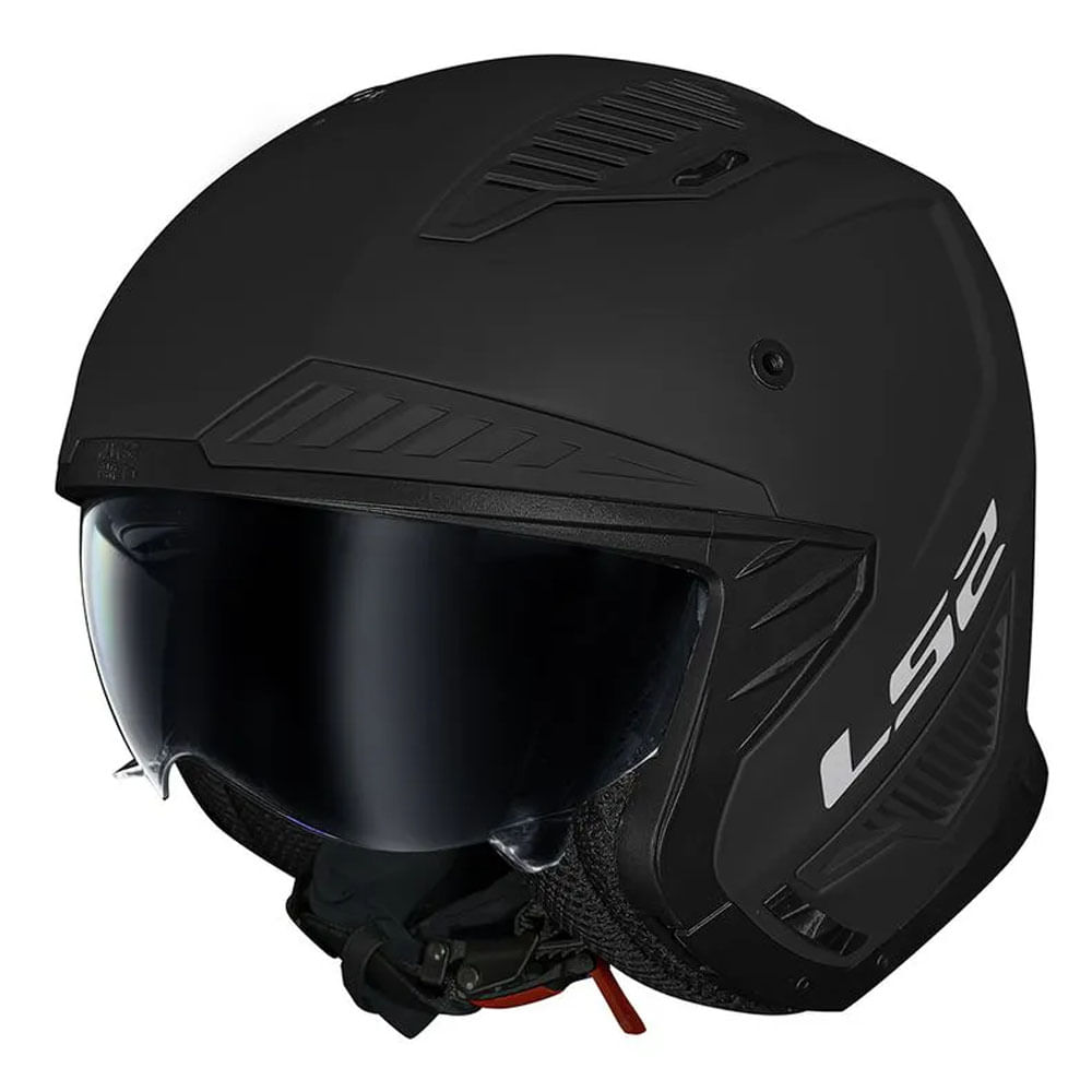 Capacete Ls2 OF606 Drifter Monocolor Preto Fosco - marquinhom