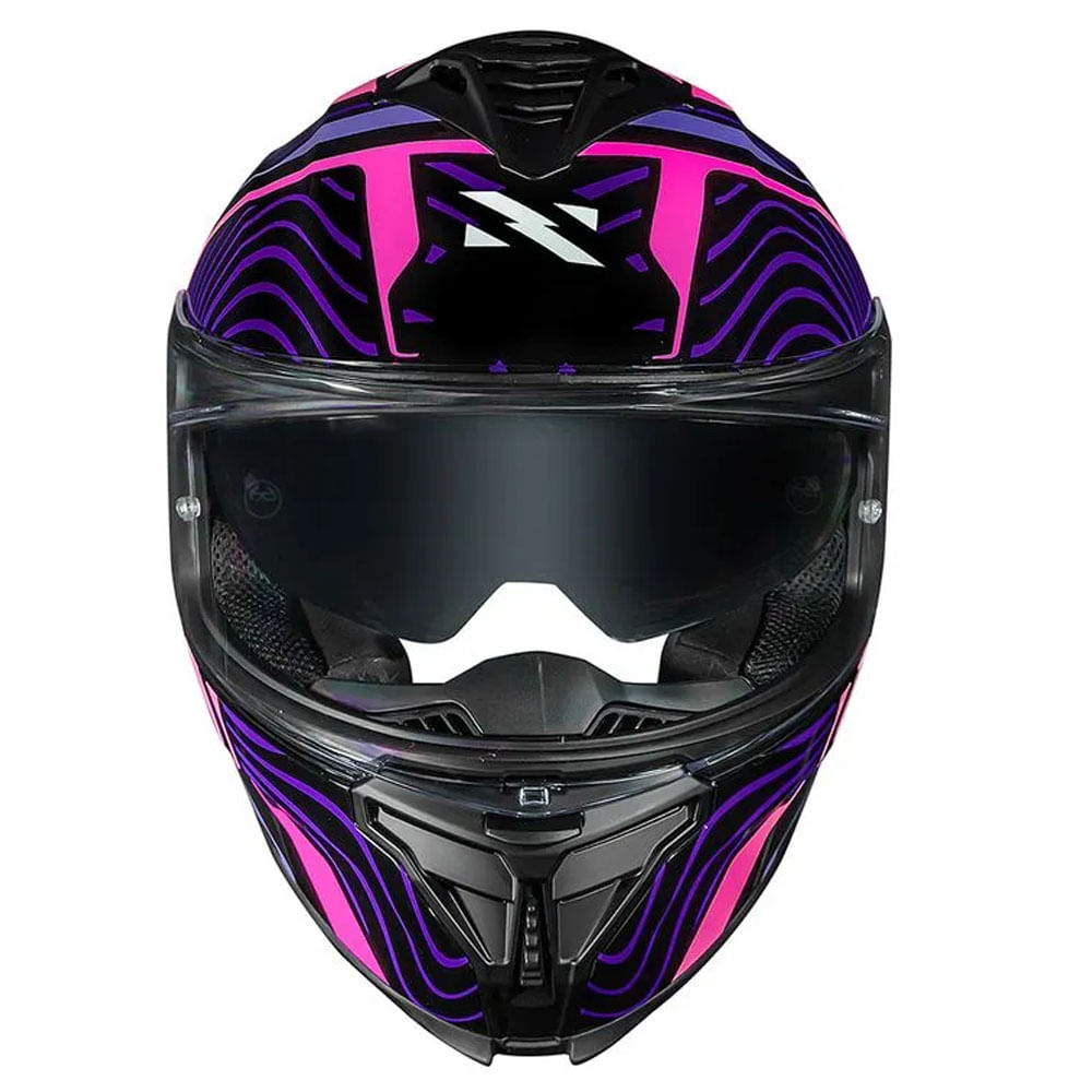 Capacete Norisk Strada II Fusion Roxo/Preto/Rosa - marquinhom