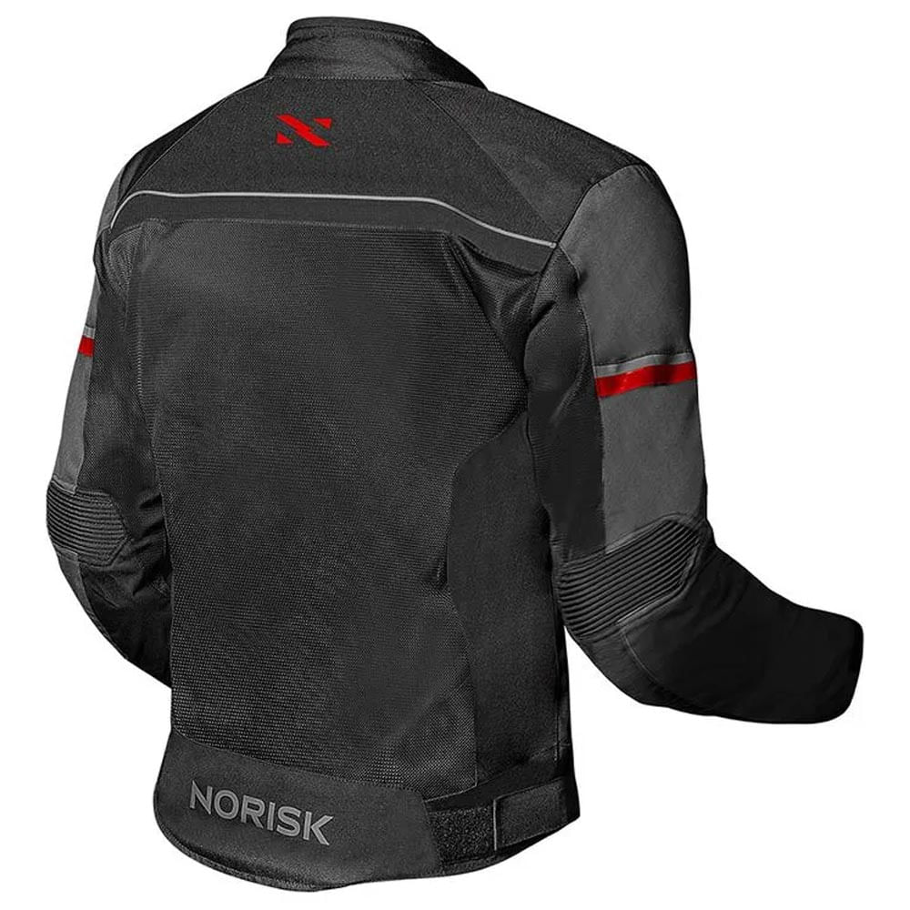 Jaqueta Norisk Feminina Trip Air Ventilada Preto/Vermelho - marquinhom