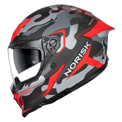 Capacete Norisk Strada II Monocolor Cinza Nardo com Viseira Solar