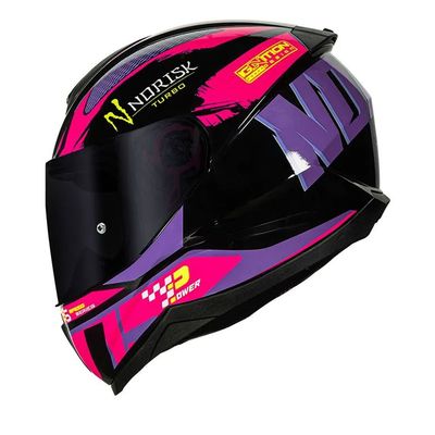 Capacete Norisk FF802 Razor Monocolor Preto Fosco - marquinhom